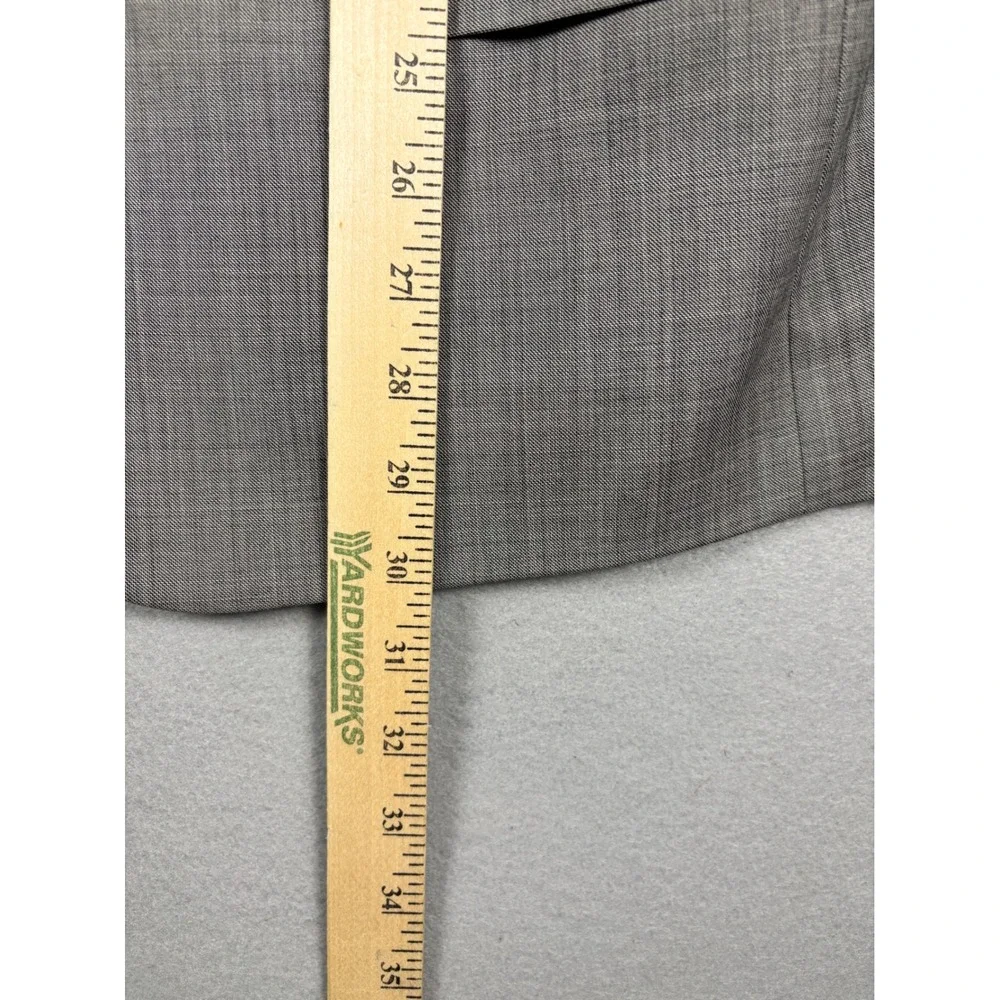 Ralph Lauren 2-Button Wool Blazer Jacket 42L Gray Professional Sport Coat